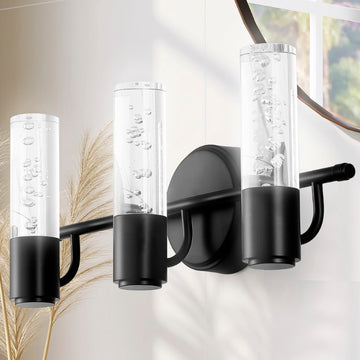 Bolha Minimalist Modern Bubble Acrylic/Iron Integrated LED Vanity Light